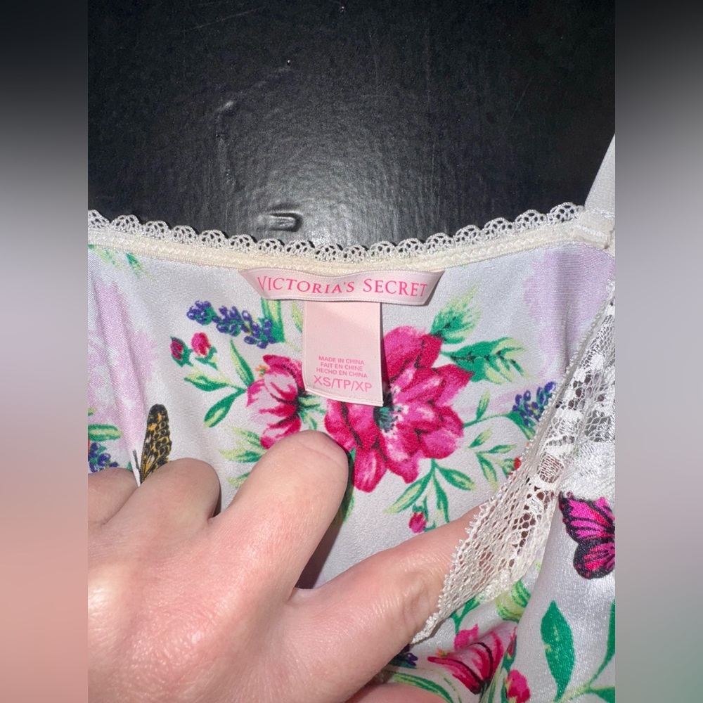 Victoria's Secret Floral Lace Slip Dress Vintage - Picture 2 of 4